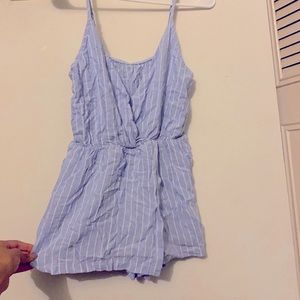 Striped romper